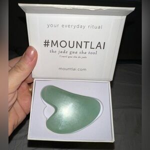 Mount Lai Jade Gua Sha Tool. Used twice.